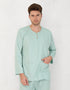 BAJU MELAYU PESAK MEGAT R/FIT (MINT GREEN)